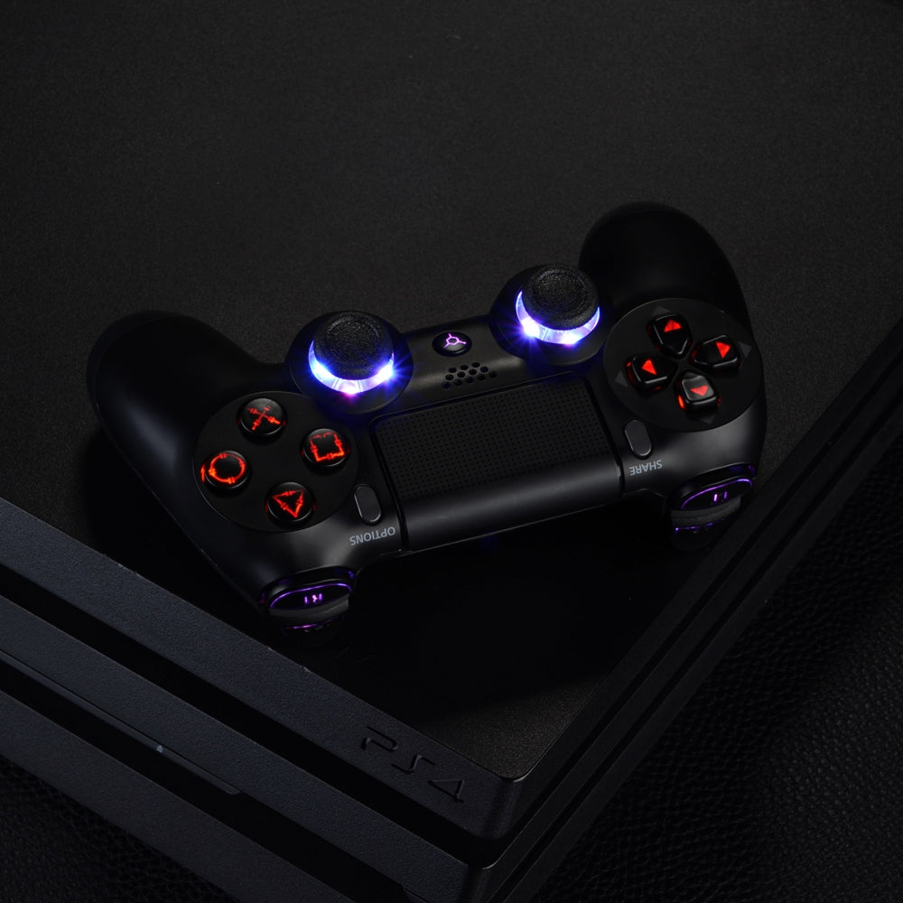 eXtremeRate Multi-Colors Luminated D-pad Thumbstick Trigger Home