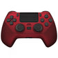 eXtremeRate Retail Scarlet Red DECADE Tournament Controller (DTC) Upgrade Kit for ps4 Controller JDM-040/050/055, Upgrade Board & Ergonomic Shell & Back Buttons & Trigger Stops - Controller NOT Included - P4MG001