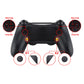 eXtremeRate Retail Textured Black Dawn 2.0 FlashShot Trigger Stop Remap Kit for ps4 CUH-ZCT2 Controller, Part & Back Shell & 2 Back Buttons & 2 Trigger Lock for ps4 Controller JDM 040/050/055 - P4QS001