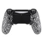 eXtremeRate Retail Textured White Dawn 2.0 FlashShot Trigger Stop Remap Kit for ps4 CUH-ZCT2 Controller, Part & Back Shell & 2 Back Buttons & 2 Trigger Lock for ps4 Controller JDM 040/050/055 - P4QS002
