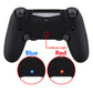 eXtremeRate Retail Soft Touch Black Dawn 2.0 FlashShot Trigger Stop Remap Kit for ps4 CUH-ZCT2 Controller, Part & Back Shell & 2 Back Buttons & 2 Trigger Lock for ps4 Controller JDM 040/050/055 - P4QS008