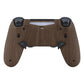 eXtremeRate Retail Wood Grain Dawn 2.0 FlashShot Trigger Stop Remap Kit for ps4 CUH-ZCT2 Controller, Part & Back Shell & 2 Back Buttons & 2 Trigger Lock for ps4 Controller JDM 040/050/055 - P4QS011