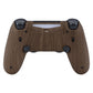 eXtremeRate Retail Wood Grain Dawn 2.0 FlashShot Trigger Stop Remap Kit for ps4 CUH-ZCT2 Controller, Part & Back Shell & 2 Back Buttons & 2 Trigger Lock for ps4 Controller JDM 040/050/055 - P4QS011