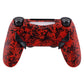 eXtremeRate Retail Demons and Monsters Patterned Dawn Remappable Remap Kit with Redesigned Back Shell & 4 Back Buttons for ps4 Controller JDM 040/050/055 - P4RM002