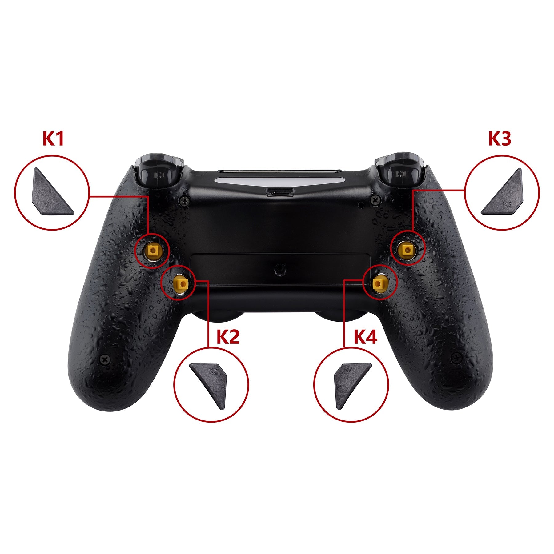 Ps4 Controller Game Ps4 Back Button EXtremeRate Textured Black