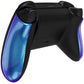 eXtremeRate Retail Chameleon Purple Blue Back Panels, Comfortable Non-Slip Side Rails Handles, Game Improvement Replacement Parts for Xbox Series X/S Controller - Controller NOT Included - PX3P301