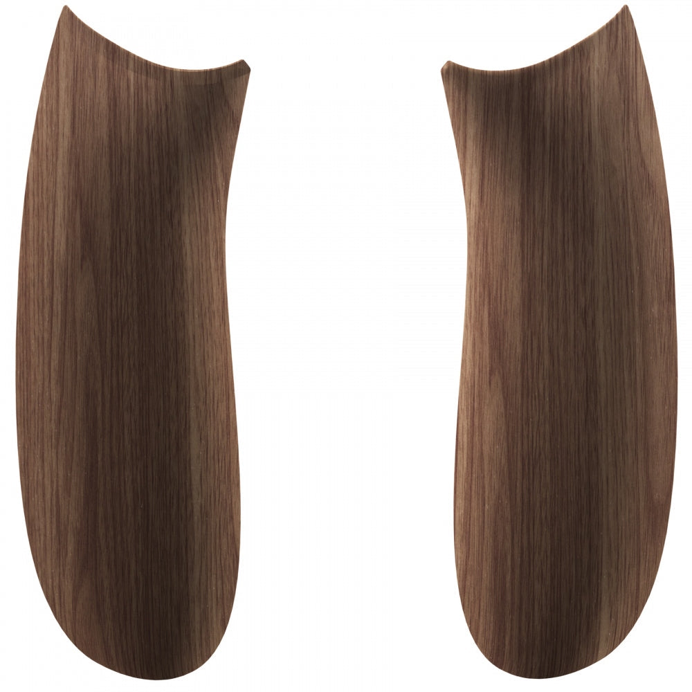 eXtremeRate Retail Wood Grain Touch Grip Back Panels, Comfortable Non-Slip Side Rails Handles, Game Improvement Replacement Parts for Xbox Series S / X Controller - Controller NOT Included - PX3S215