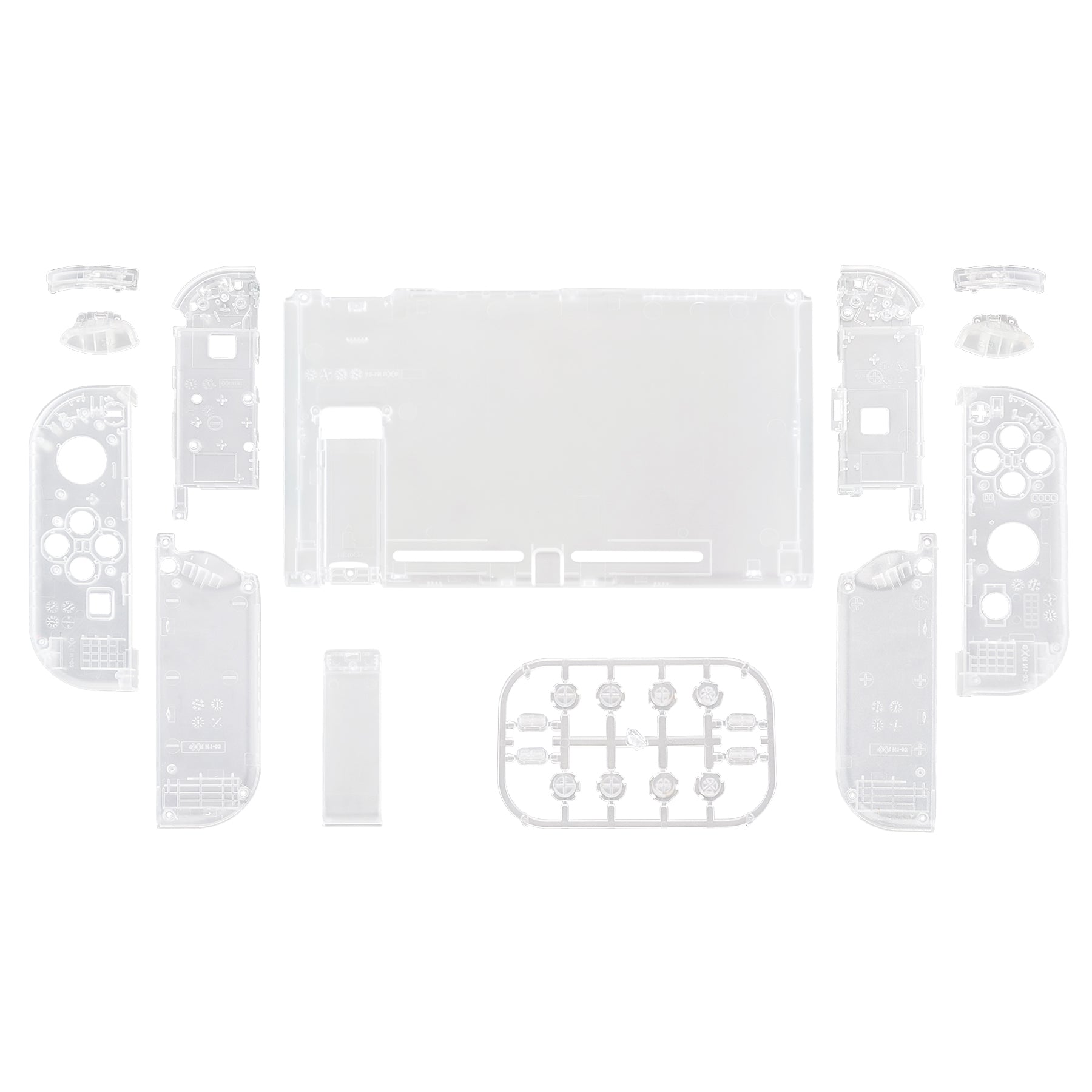 eXtremeRate Transparent Clear Back Plate for Nintendo Switch