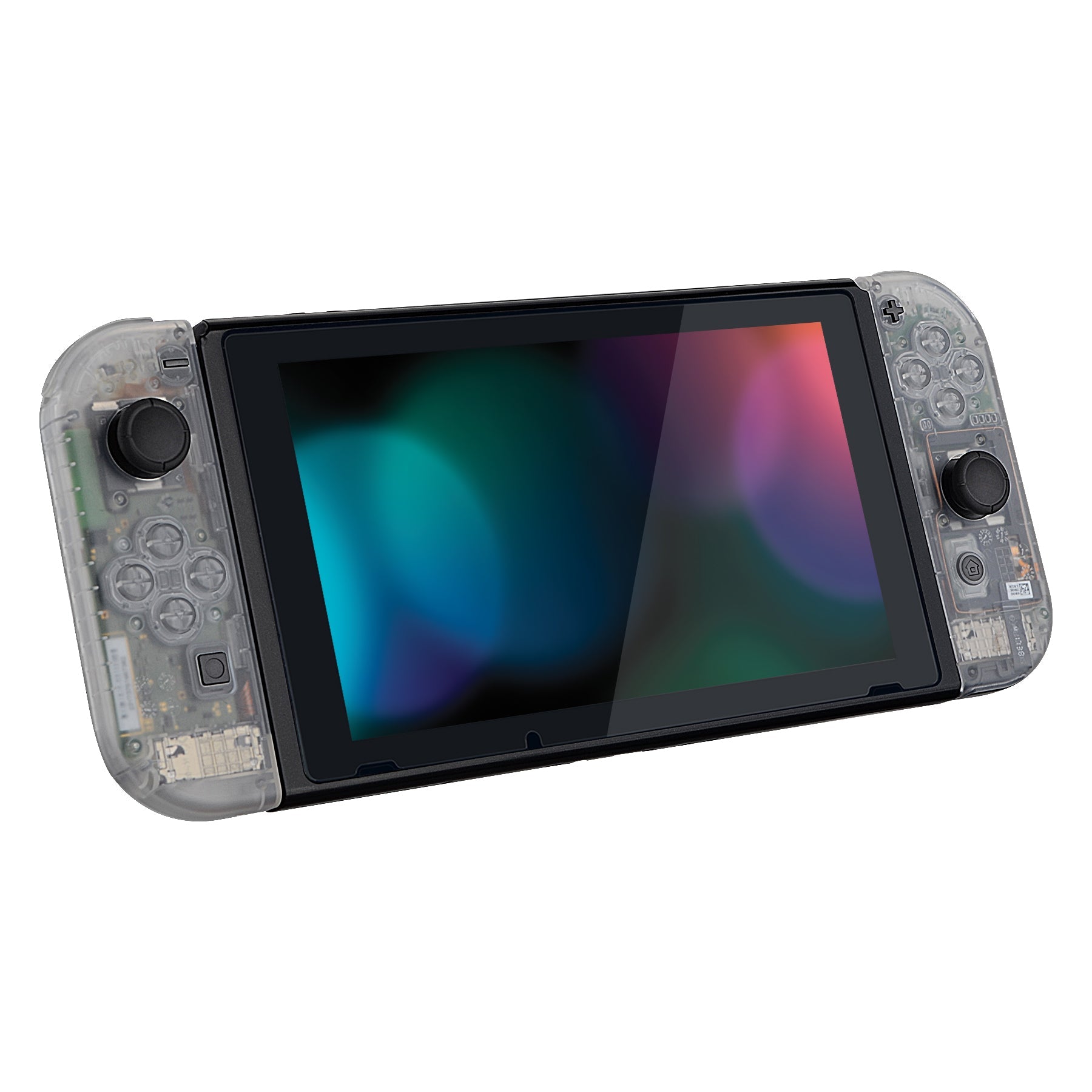 Nintendo Switch 本体　外装交換品　クリア　スケルトン eXtremeRate Transparent Clear Back Plate for Nintendo Switch