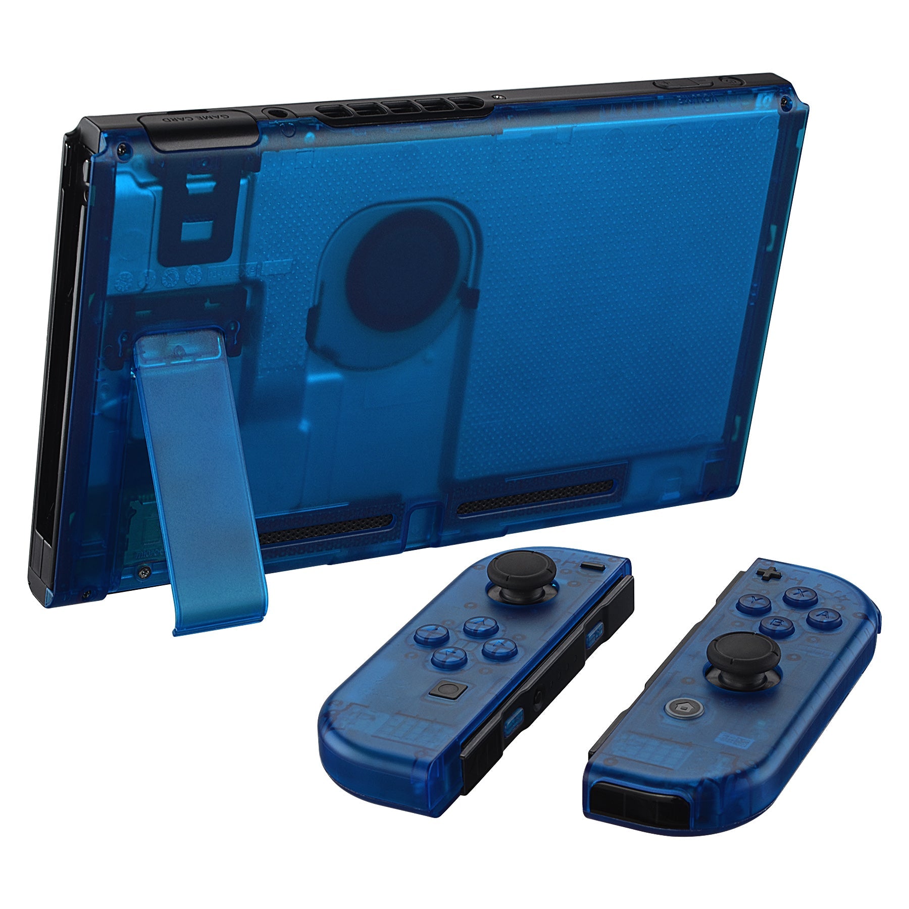 Joy-Con クリアブルー Amazon.com: eXtremeRate Transparent Clear Blue Joycon