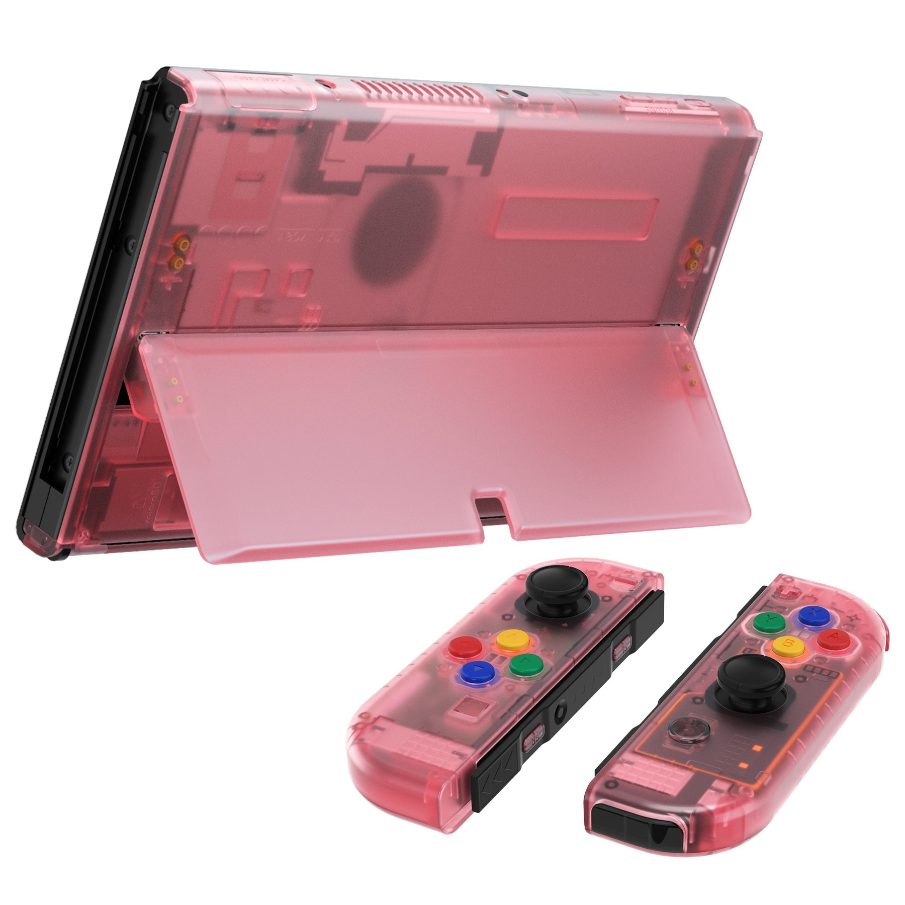 eXtremeRate Cherry Pink Custom Full Set Shell for Nintendo Switch