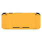 eXtremeRate Retail Soft Touch Grip Caution Yellow Handheld Console Back Plate, Joycon Handheld Controller Housing Shell With Full Set Buttons DIY Replacement Part for Nintendo Switch - QP305