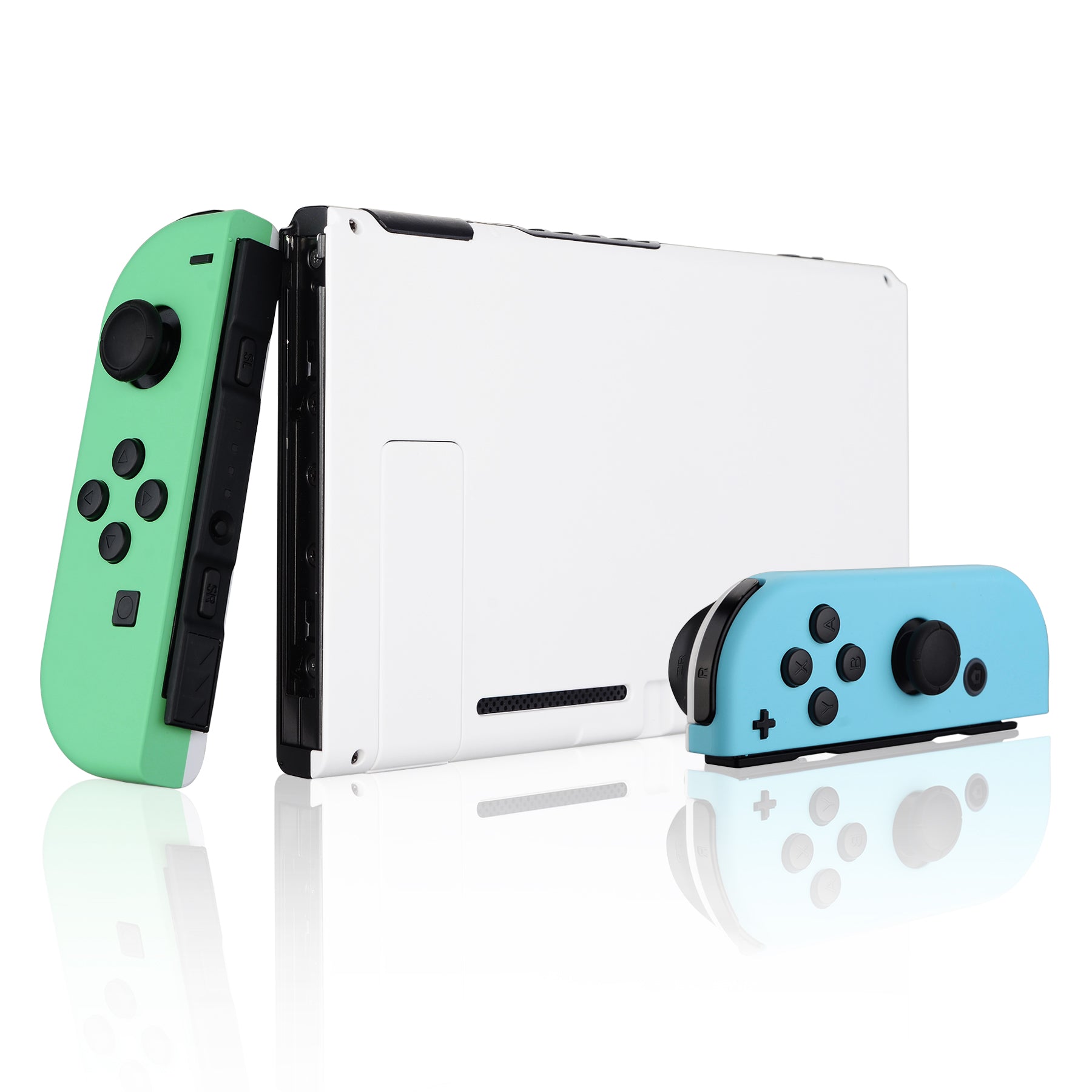 eXtremeRate White Back Plate for Nintendo Switch Console, Handheld