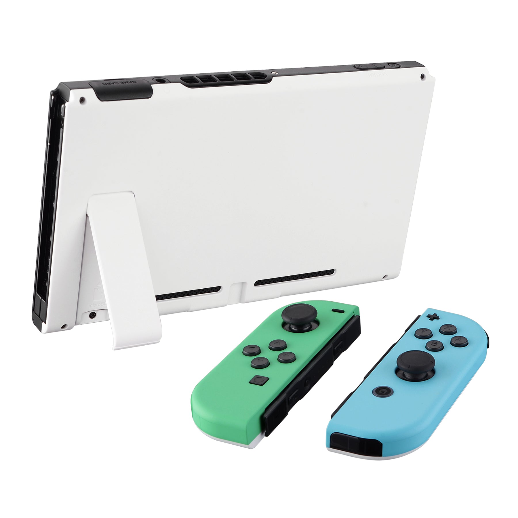 eXtremeRate White Back Plate for Nintendo Switch Console, Handheld