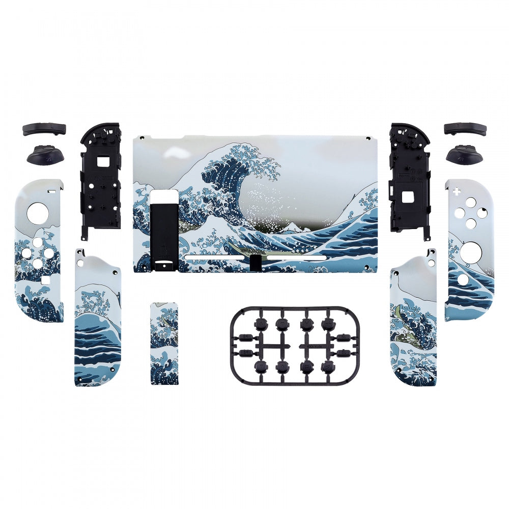 eXtremeRate Soft Touch Grip Back Plate for Nintendo Switch Console