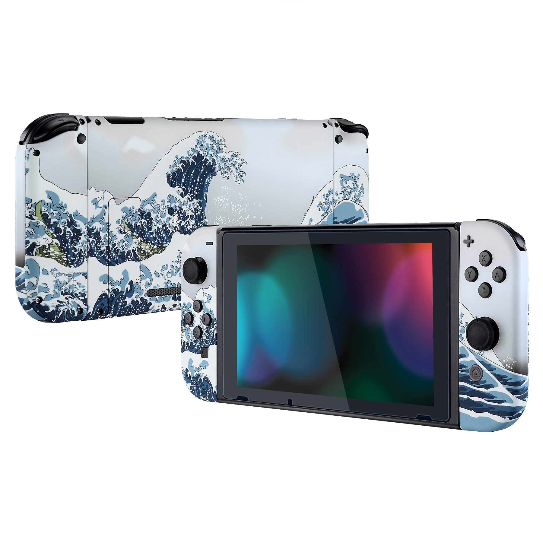 eXtremeRate Soft Touch Grip Back Plate for Nintendo Switch Console