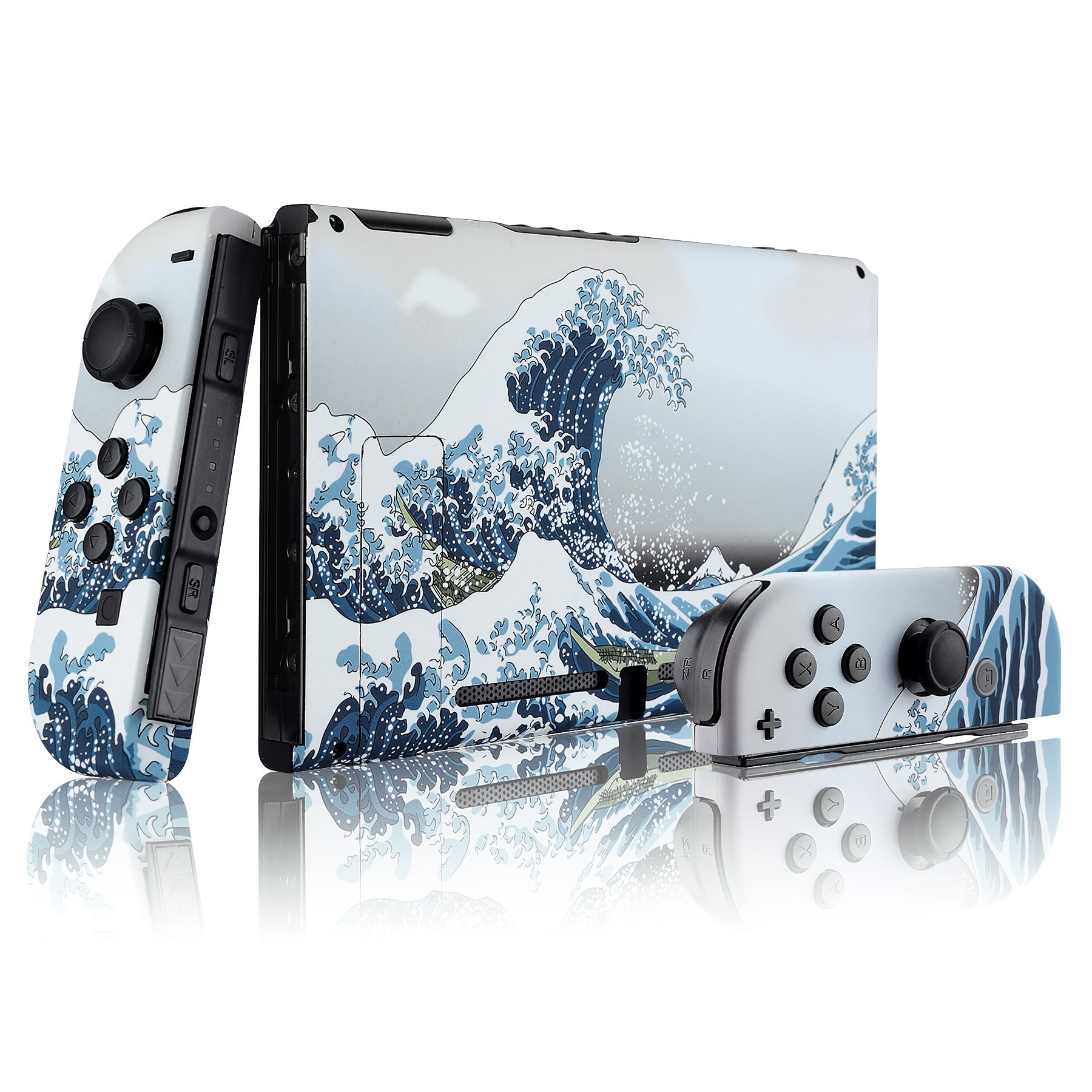 eXtremeRate Soft Touch Grip Back Plate for Nintendo Switch Console