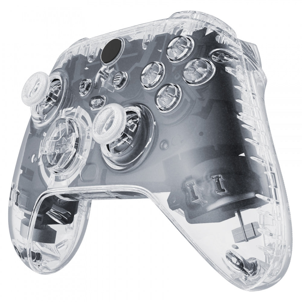 eXtremeRate Transparent Clear Controller Full Set Housing Shell