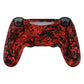 eXtremeRate Retail Demons and Monsters Bottom Shell, Soft Touch Back Housing Case Cover, Game Improvement Replacement Parts for ps4 Slim Pro Controller JDM-040, JDM-050 and JDM-055 - SP4BS04