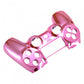 eXtremeRate Retail Chrome Pink Edition Front Housing Shell Faceplate for ps4 Slim ps4 Pro Controller (CUH-ZCT2 JDM-040 JDM-050 JDM-055) - SP4FD06