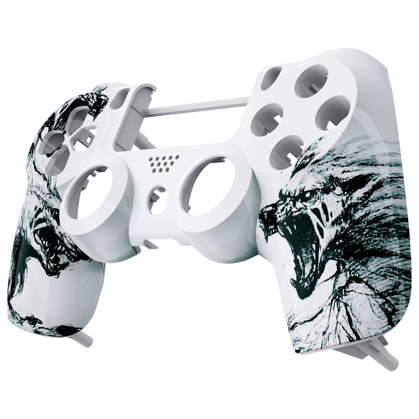 eXtremeRate Retail Customized Wolf Soul Front Shell for ps4 Pro Slim Controller (CUH-ZCT2 JDM-040 JDM-050 JDM-055) - SP4FT09