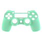 eXtremeRate Retail Mint Green Soft Touch Faceplate Cover Front Housing Shell Case Replacement Part for ps4 Slim ps4 Pro Controller (CUH-ZCT2 JDM-040 JDM-050 JDM-055) - SP4FX18