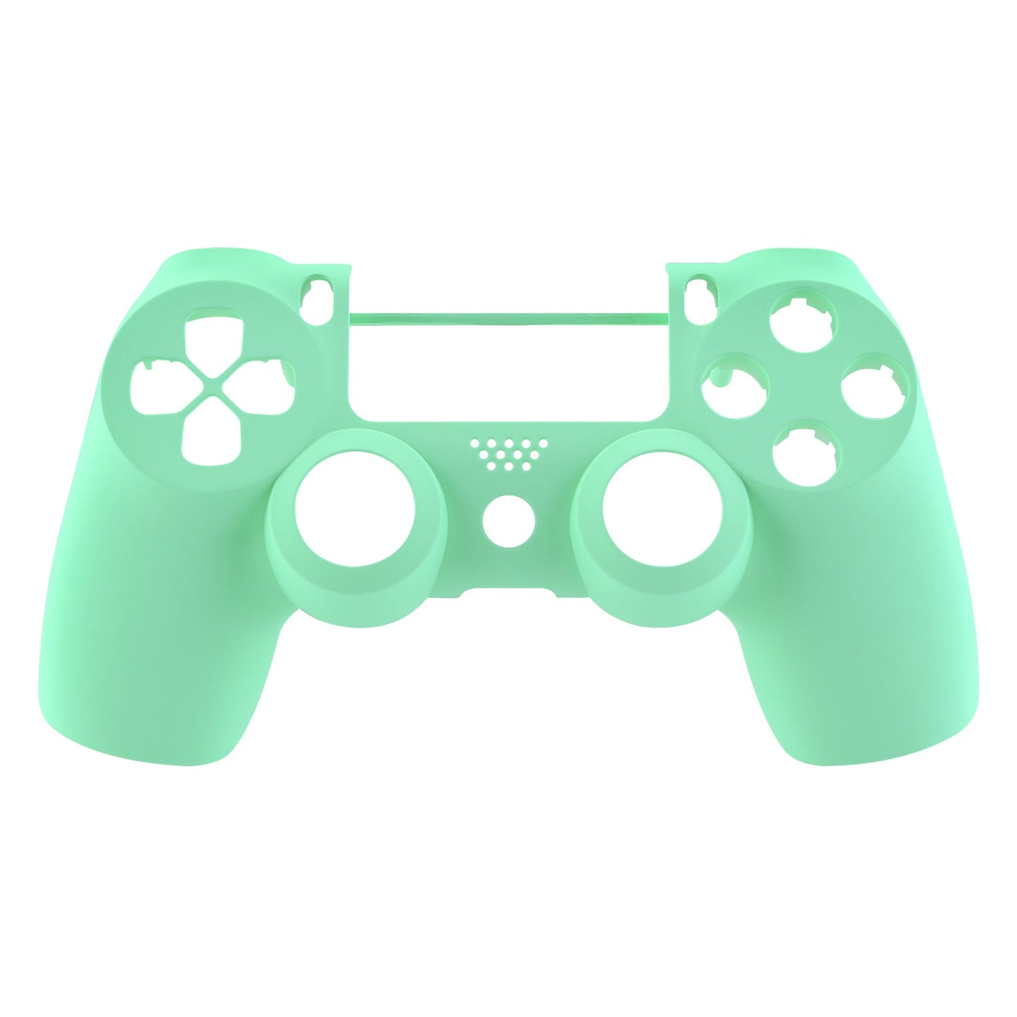 eXtremeRate Retail Mint Green Soft Touch Faceplate Cover Front Housing Shell Case Replacement Part for ps4 Slim ps4 Pro Controller (CUH-ZCT2 JDM-040 JDM-050 JDM-055) - SP4FX18