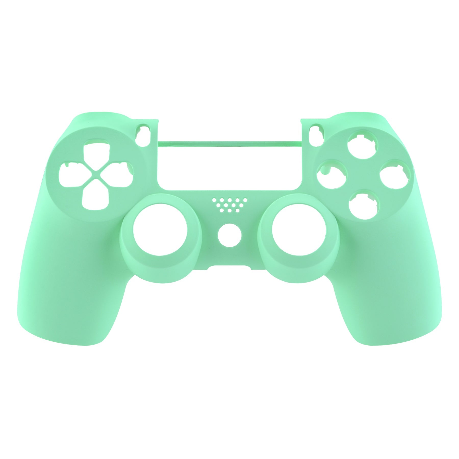 eXtremeRate Retail Mint Green Soft Touch Faceplate Cover Front Housing Shell Case Replacement Part for ps4 Slim ps4 Pro Controller (CUH-ZCT2 JDM-040 JDM-050 JDM-055) - SP4FX18