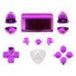 eXtremeRate Retail Chrome Purple Replacement D-pad R1 L1 R2 L2 Triggers Touchpad Action Home Share Options Buttons, Full Set Buttons Repair Kits with Tool for ps4 Slim ps4 Pro CUH-ZCT2 Controller - SP4J0417