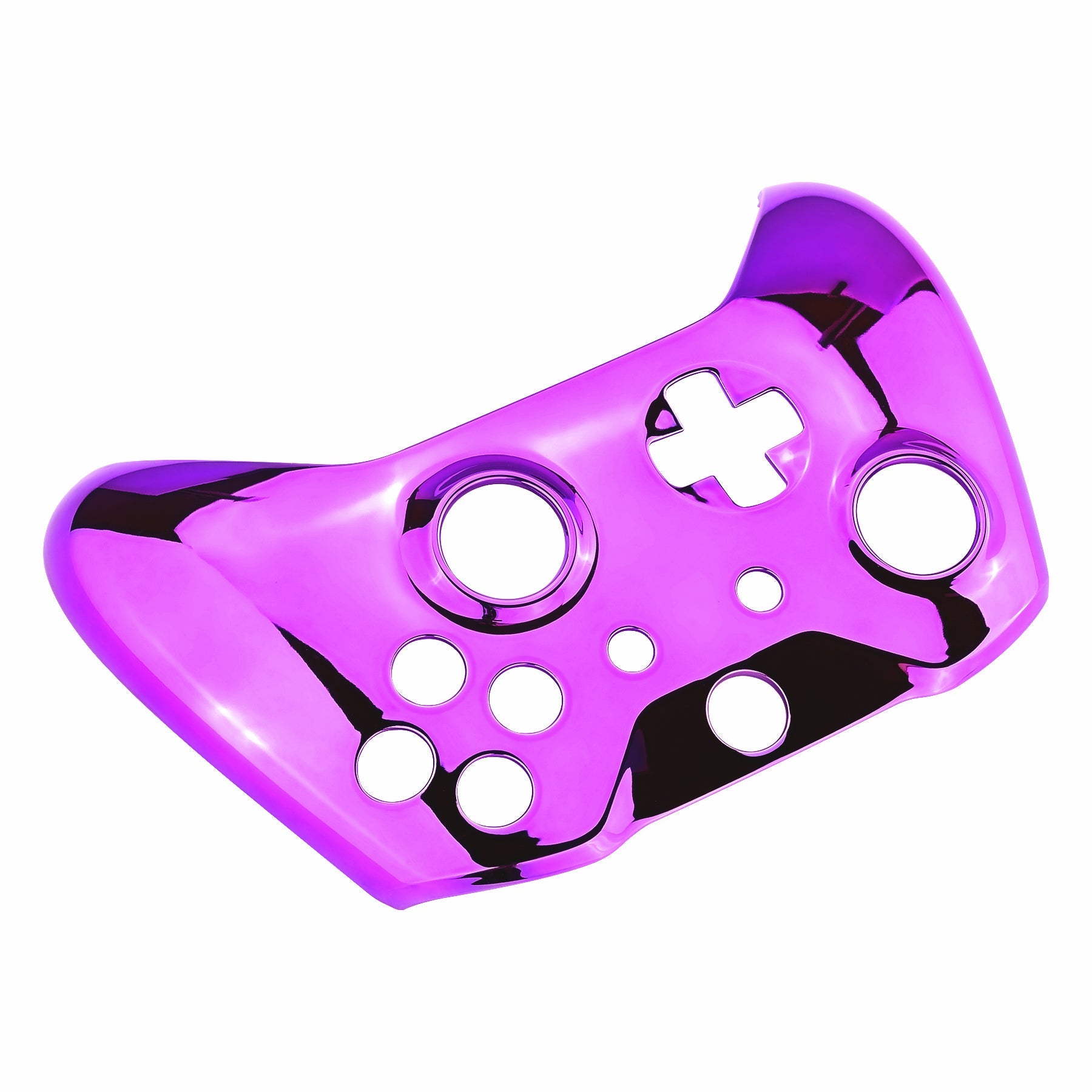 eXtremeRate Chrome Purple Edition Front Housing Shell for Xbox One