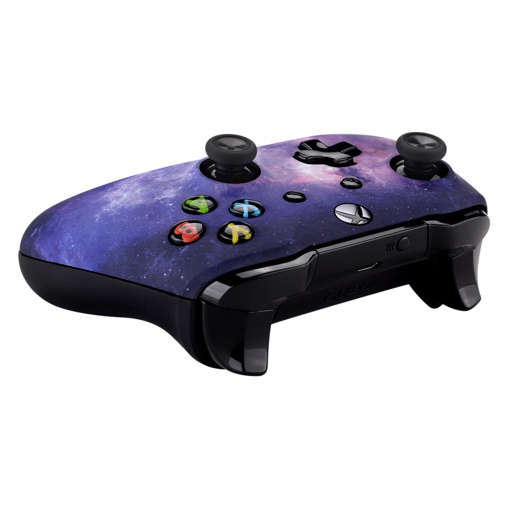 eXtremeRate Nebula Galaxy Pattened Soft Touch Front Housing