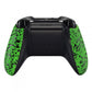 eXtremeRate Retail Textured Green Back Panels Comfortable Non-slip Side Rails Replacement Parts for Xbox One X & One S Controller - SXOJ0110