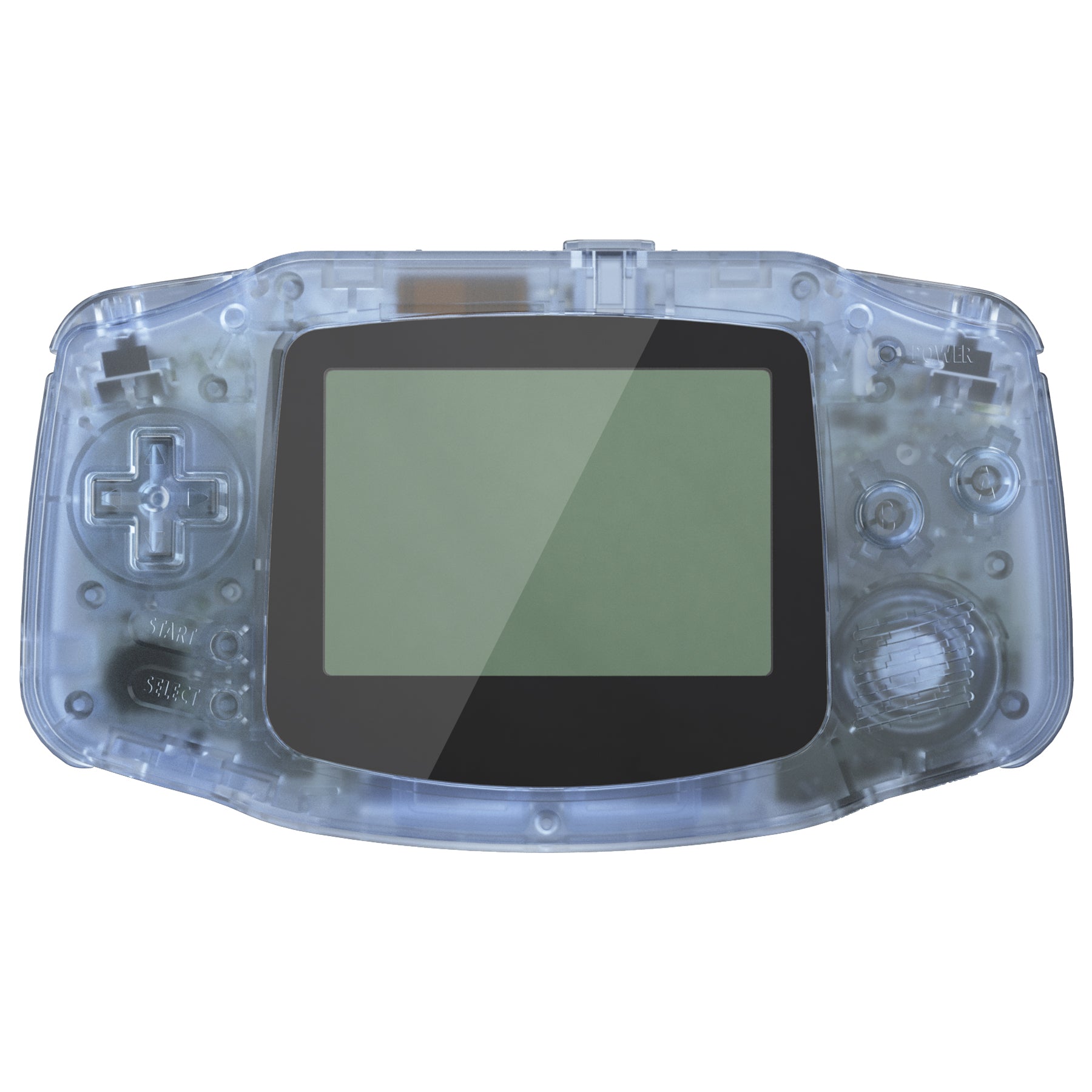 eXtremeRate Retail IPS Ready Upgraded eXtremeRate Glacier Blue Replacement Shell Full Housing Cover & Black Screen Lens for Gameboy Advance – Compatible with Both IPS & Standard LCD – Console & IPS Screen NOT Included - TAGM5006B