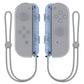 eXtremeRate Retail Glacier Blue Replacement shell for Nintendo Switch Joycon Strap, Custom Joy-Con Wrist Strap Housing Buttons for Nintendo Switch - 2 Pack - UEM506
