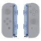 eXtremeRate Retail Glacier Blue Replacement shell for Nintendo Switch Joycon Strap, Custom Joy-Con Wrist Strap Housing Buttons for Nintendo Switch - 2 Pack - UEM506