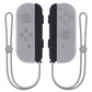 eXtremeRate Retail Black Soft Touch Replacement shell for Nintendo Switch Joycon Strap, Custom JoyCon Wrist Strap Housing Buttons for Nintendo Switch - 2 Pack - UEP310
