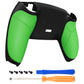 eXtremeRate Retail Green Performance Rubberized Grip Redesigned Back Shell for PS5 Controller eXtremerate RISE Remap Kit - Controller & RISE Remap Board NOT Included - UPFU6004