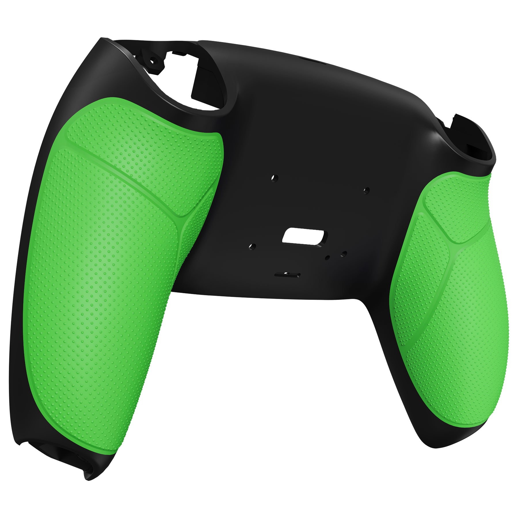 eXtremeRate Retail Green Performance Rubberized Grip Redesigned Back Shell for PS5 Controller eXtremerate RISE Remap Kit - Controller & RISE Remap Board NOT Included - UPFU6004