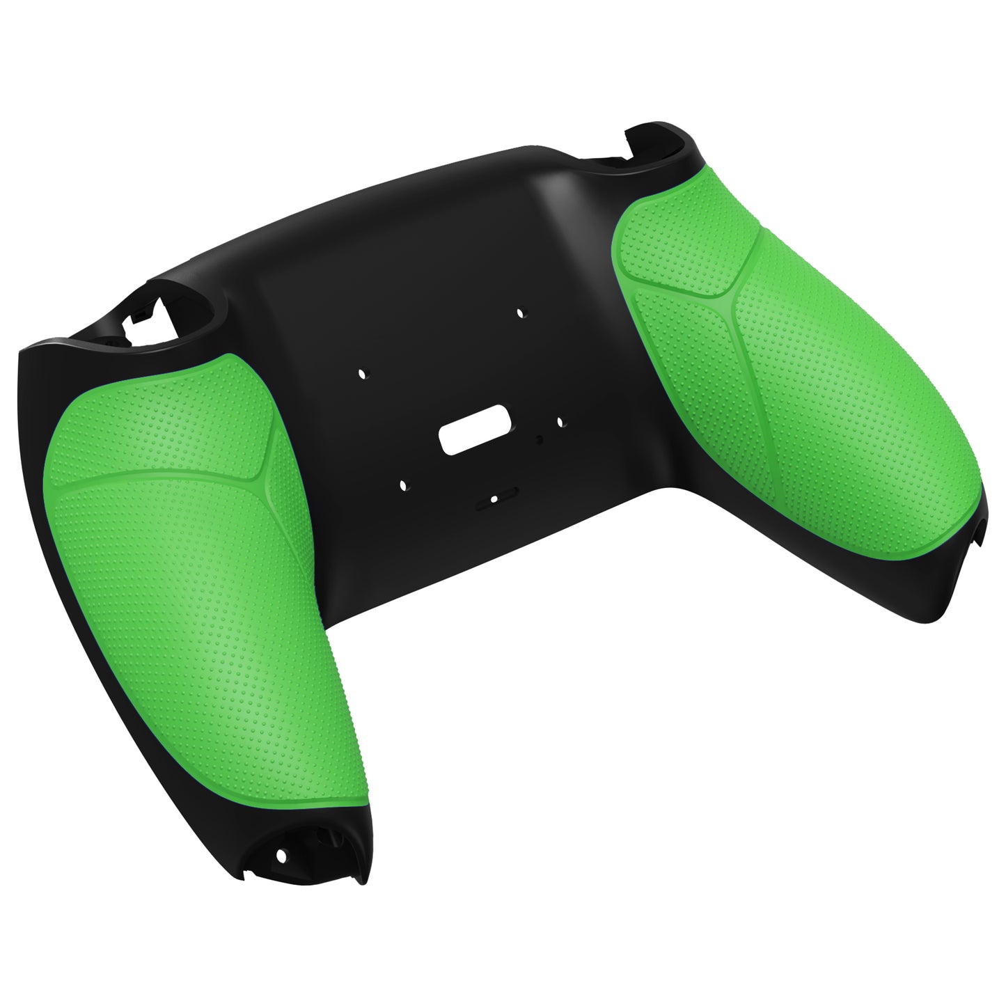 eXtremeRate Retail Green Performance Rubberized Grip Redesigned Back Shell for PS5 Controller eXtremerate RISE Remap Kit - Controller & RISE Remap Board NOT Included - UPFU6004