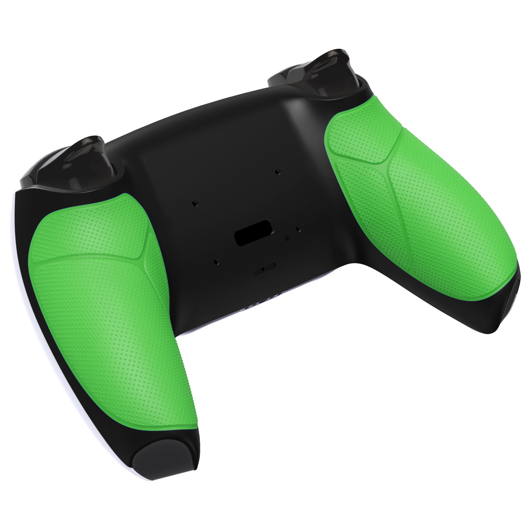 eXtremeRate Retail Green Performance Rubberized Grip Redesigned Back Shell for PS5 Controller eXtremerate RISE Remap Kit - Controller & RISE Remap Board NOT Included - UPFU6004