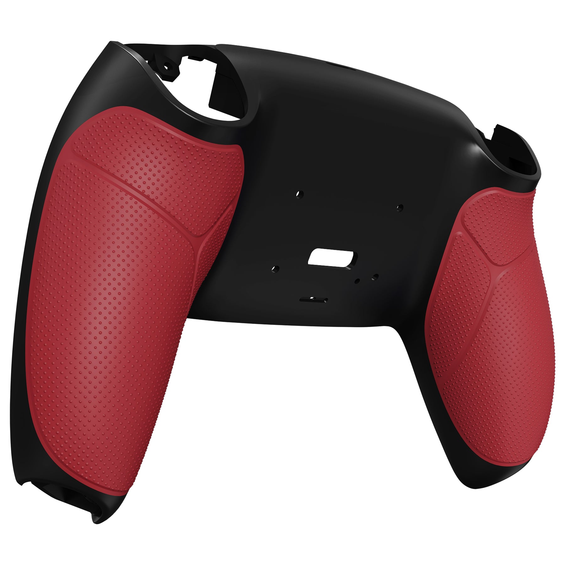 eXtremeRate Retail Red Performance Rubberized Grip Redesigned Back Shell for PS5 Controller eXtremerate RISE Remap Kit - Controller & RISE Remap Board NOT Included - UPFU6005
