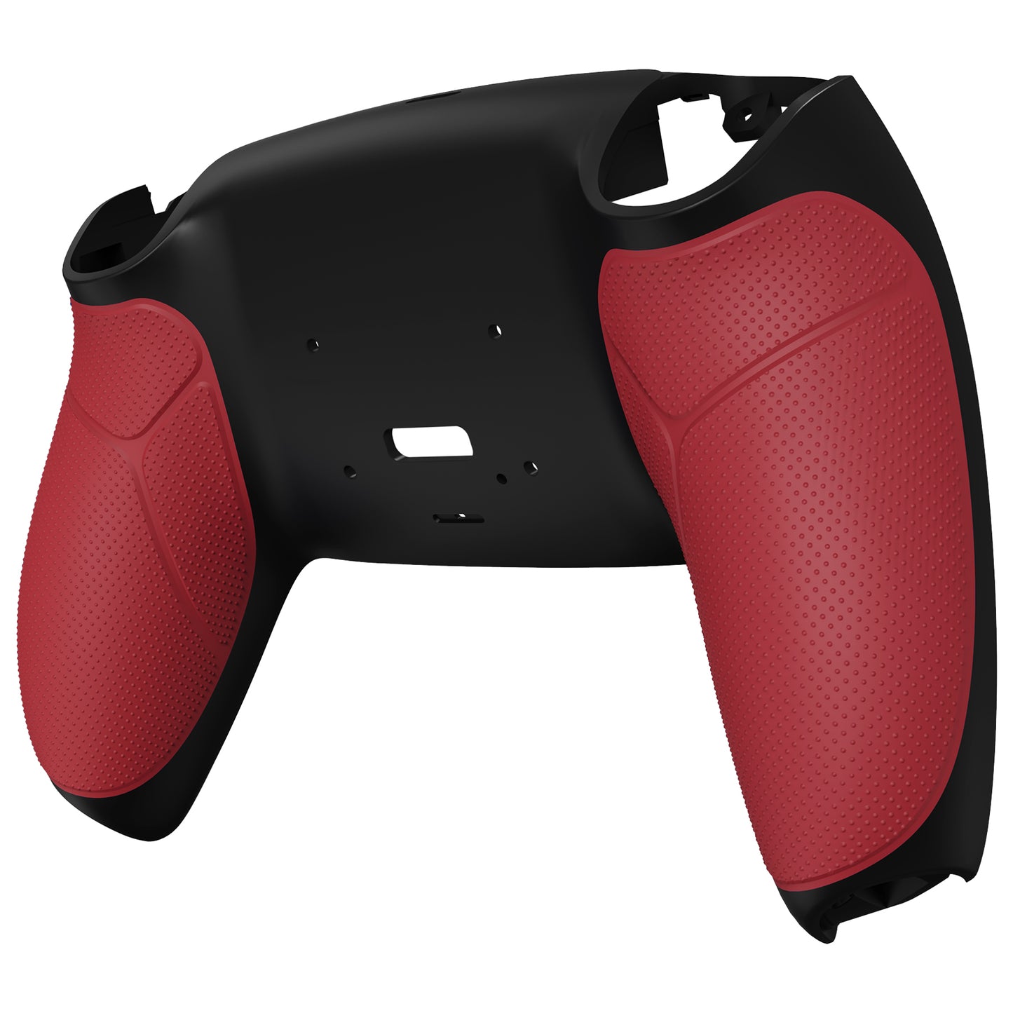 eXtremeRate Retail Red Performance Rubberized Grip Redesigned Back Shell for PS5 Controller eXtremerate RISE Remap Kit - Controller & RISE Remap Board NOT Included - UPFU6005