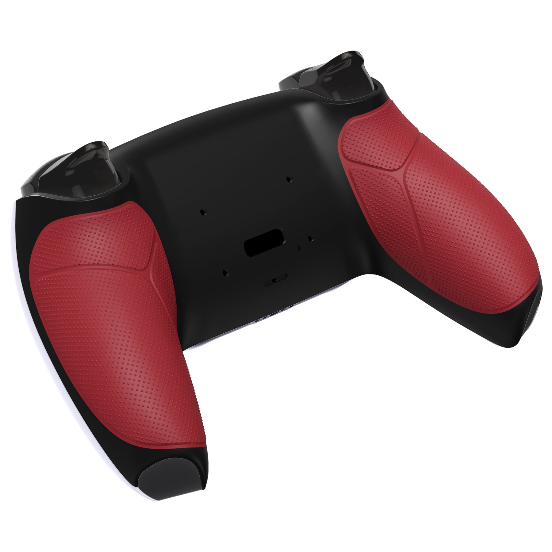 eXtremeRate Retail Red Performance Rubberized Grip Redesigned Back Shell for PS5 Controller eXtremerate RISE Remap Kit - Controller & RISE Remap Board NOT Included - UPFU6005