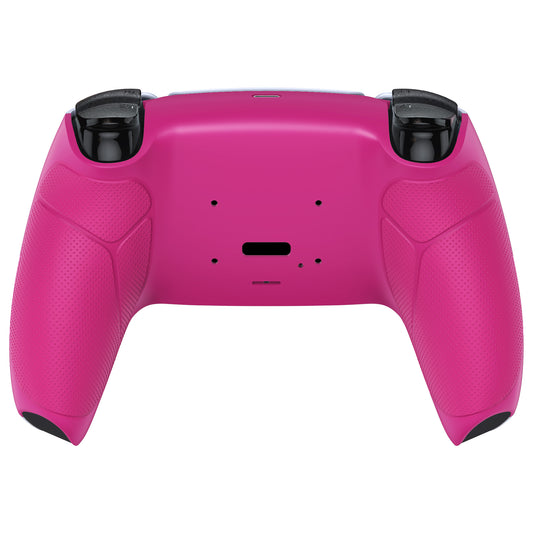 eXtremeRate Retail Nova Pink Performance Rubberized Grip Redesigned Back Shell for PS5 Controller eXtremerate RISE Remap Kit - Controller & RISE Remap Board NOT Included - UPFU6009