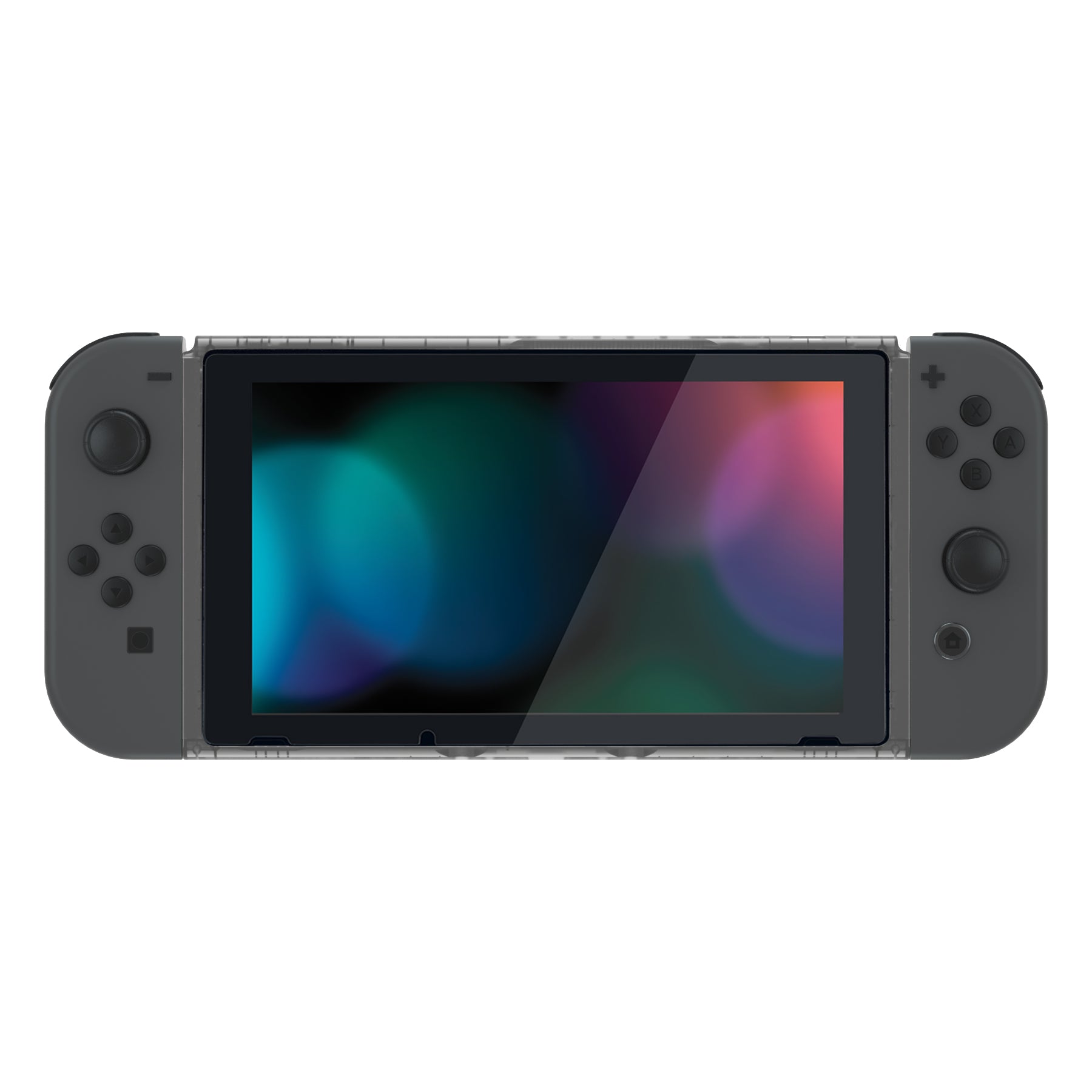 eXtremeRate Clear Black DIY Housing Shell for Nintendo Switch