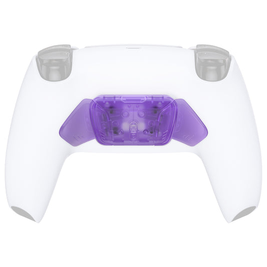 eXtremeRate Retail Clear Atomic Purple Replacement Redesigned K1 K2 K3 K4 Back Buttons Housing Shell for ps5 Controller eXtremeRate RISE4 Remap Kit - Controller & RISE4 Remap Board NOT Included - VPFM5004