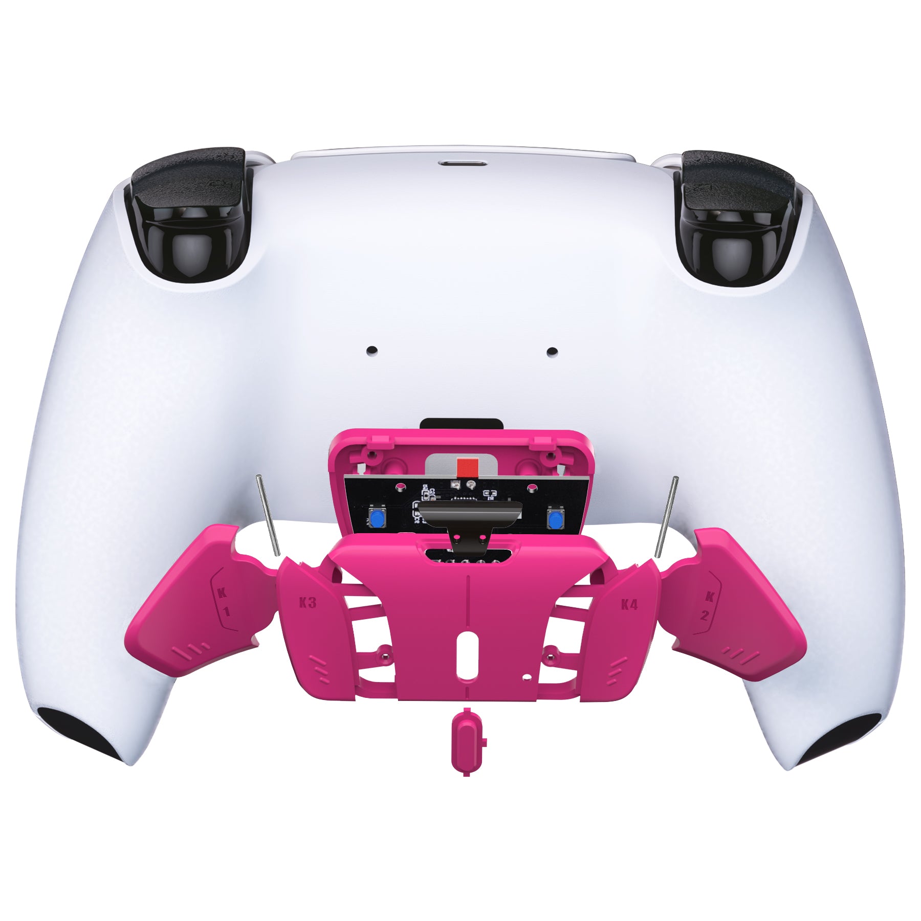 eXtremeRate Retail Turn RISE to RISE4 Kit – Redesigned Nova Pink K1 K2 K3 K4 Back Buttons Housing & Remap PCB Board for PS5 Controller eXtremeRate RISE & RISE4 Remap kit - Controller & Other RISE Accessories NOT Included - VPFM5008P