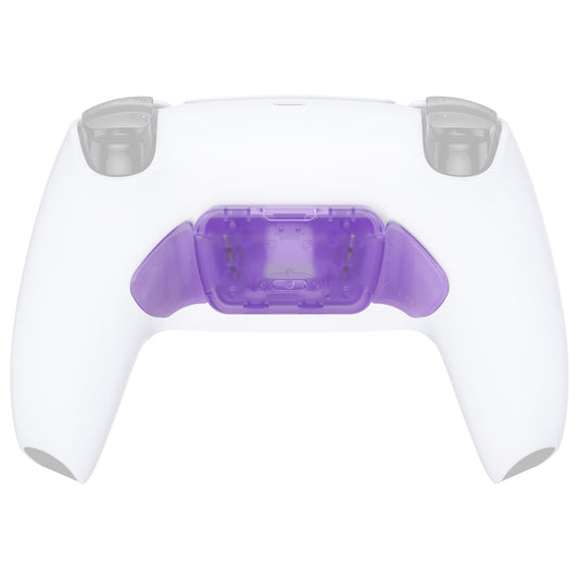 eXtremeRate Retail Clear Atomic Purple Replacement Redesigned K1 K2 Back Button Housing Shell for ps5 Controller eXtremerate RISE Remap Kit - Controller & RISE Remap Board NOT Included - WPFM5005