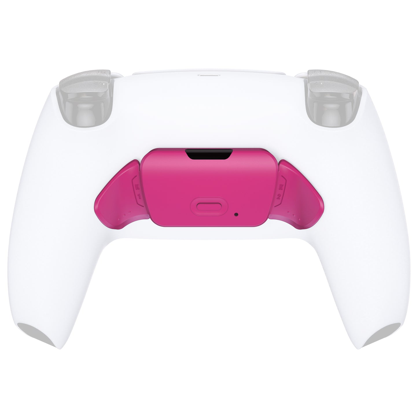 eXtremeRate Retail Nova Pink Replacement Redesigned K1 K2 Back Button Housing Shell for ps5 Controller eXtremerate RISE Remap Kit - Controller & RISE Remap Board NOT Included - WPFM5009