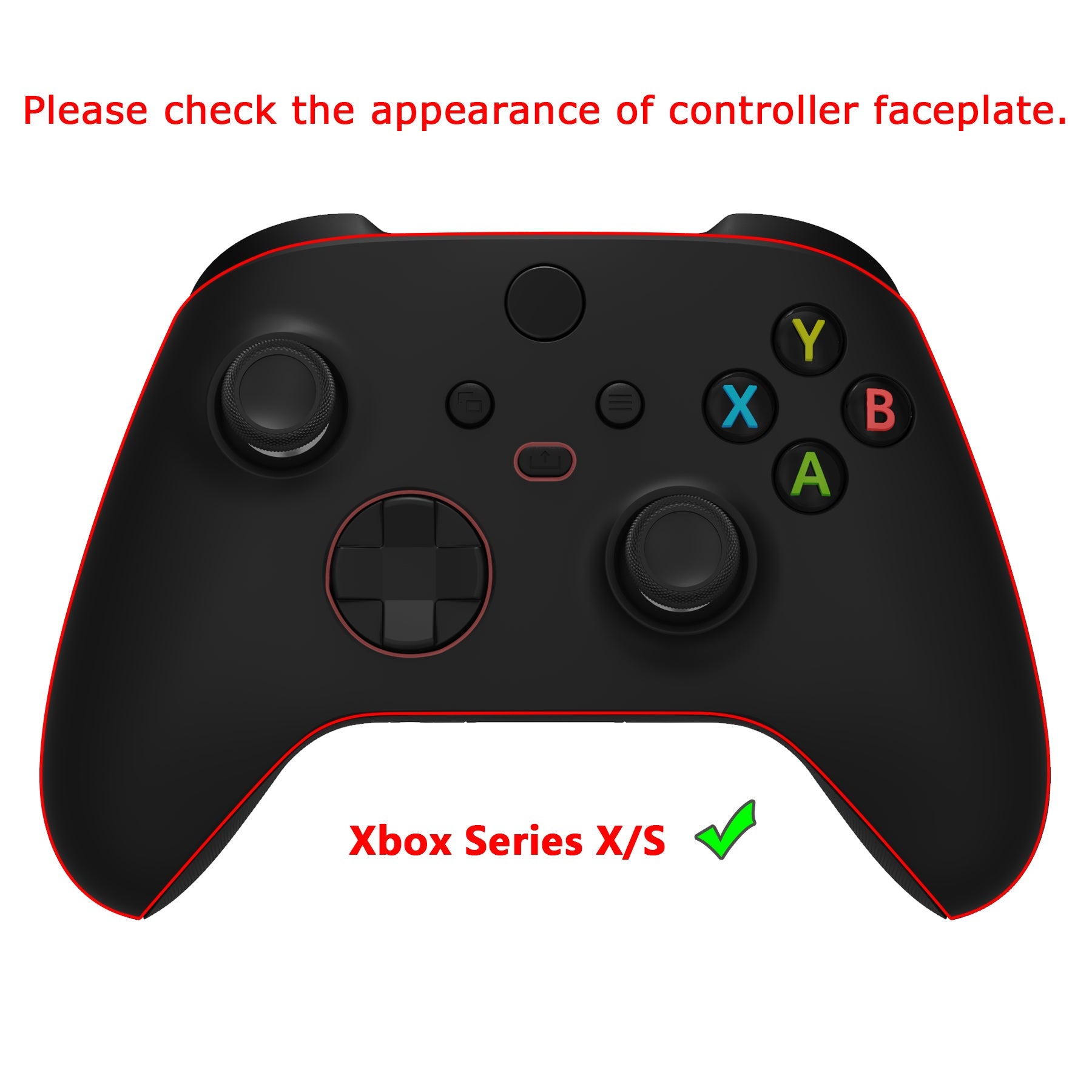 eXtremeRate White Replacement Buttons for Xbox Series S & Xbox